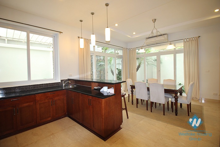 Spacious villa with 5 bedrooms for rent in T block, Ciputra, Hanoi